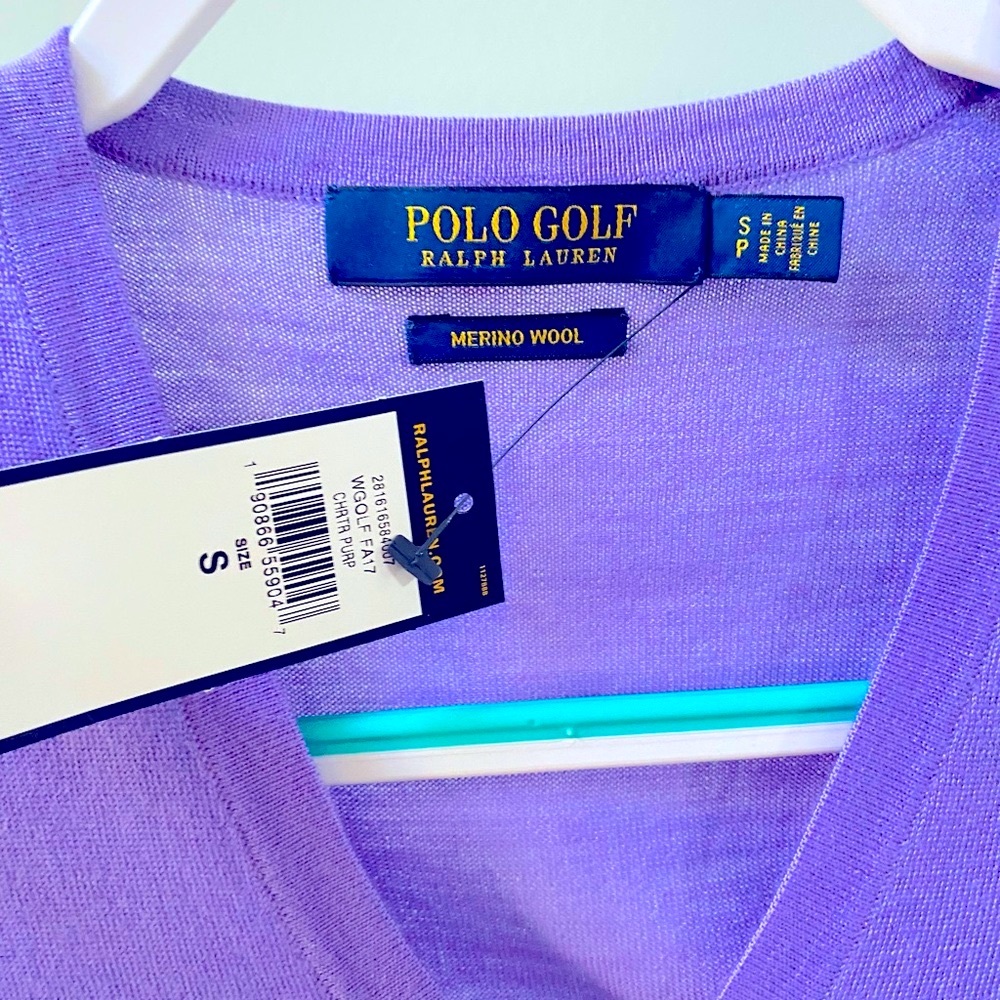 COPY - NWT, Polo Golf Ralph Lauren Women’s V-Neck, Size Small